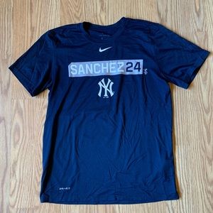 Nike Dri-Fit Shirt -  New York Yankees - Medium - Gary Sanchez